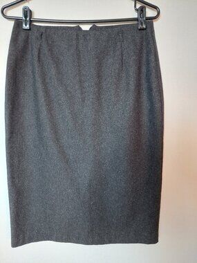 Bianca Nygård Women's Size 8 Pencil Skirt Wool Blend Gray Career Office